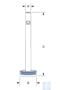 Gasverdeelbuis, dompelfilter, type A, plaat Ø 30 mm, Por. 4, Robu® Gasverdeelbuis, dompelfilter,...